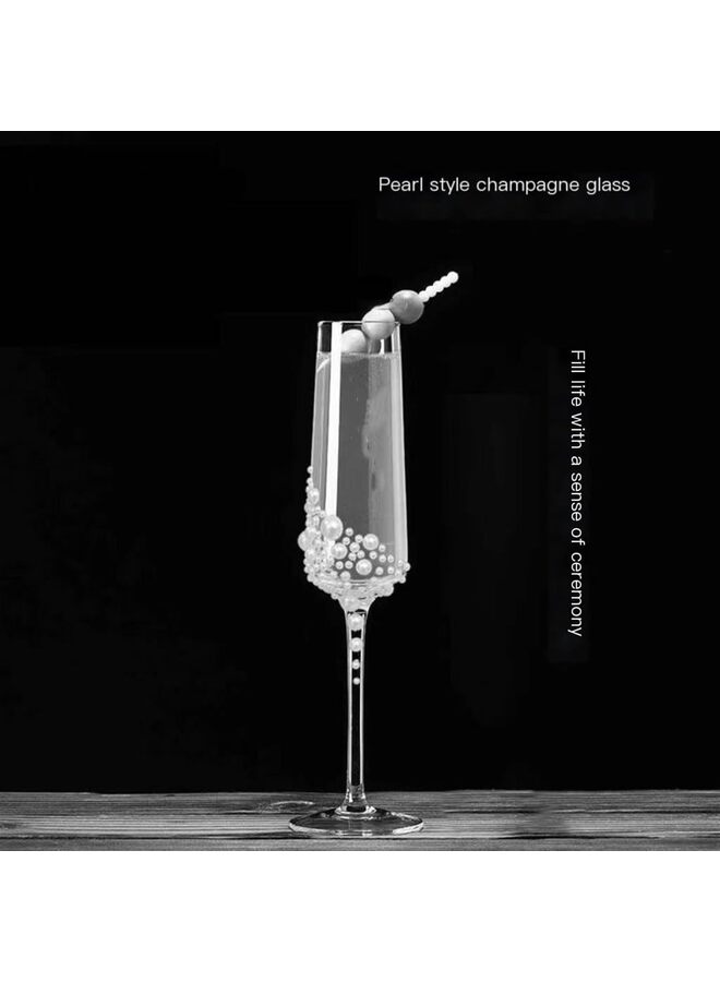 كأسان شمبانيا، قاعدة معدنية من زجاج الكريستال مقاس 4 × 25 سم مع أحجار كريستالية، زوج من كأس الشمبانيا لحفلات الزفاف والذكرى السنوية وأعياد الميلاد والولائم والهدايا للعروس والعريس - Image 4