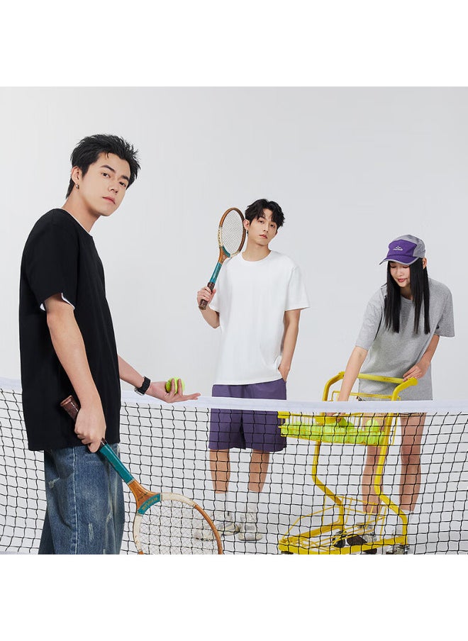 Miniso Miniso Men's Short Sleeve Pure Cotton Casual All-match Spring Summer Trend Loose Teenage Basic T-shirt White 3xl  - Image 3