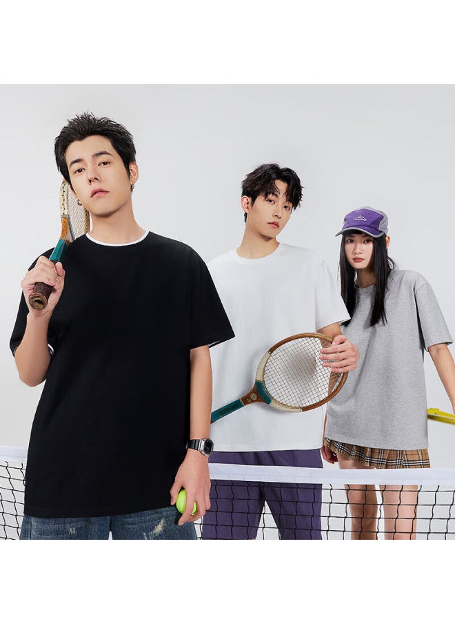Miniso Miniso Men's Short Sleeve Pure Cotton Casual All-match Spring Summer Trend Loose Teenage Basic T-shirt White 3xl  - Image 2