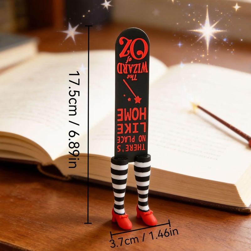 Multicolor Witch Leg High Heel Bookmark Cute Durable PLA Accessory for Readers Gift - Image 3