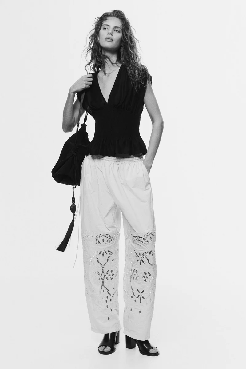 H&M Smocked top