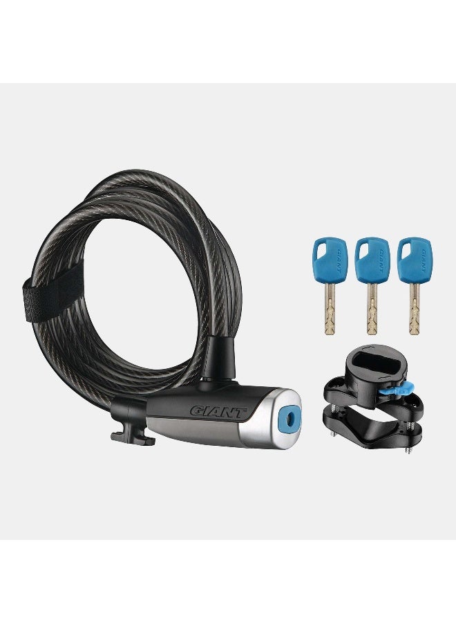 Giant SureLock Flex Key Coil 10 Cable Lock