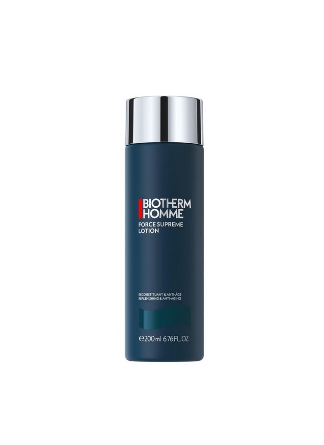 BIOTHERM Biotherm Homme Force Supreme Lotion, Replenishing & Anti-Aging Face Lotion for Men with Pro-Xylane and Cedar Bud Extract, Firms and Tones the Skin, Helps Reduces Signs of Aging, 6.76 Fl. Oz.  - Image 1