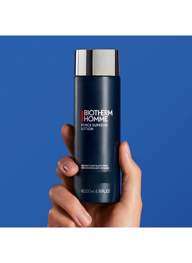 BIOTHERM Biotherm Homme Force Supreme Lotion, Replenishing & Anti-Aging Face Lotion for Men with Pro-Xylane and Cedar Bud Extract, Firms and Tones the Skin, Helps Reduces Signs of Aging, 6.76 Fl. Oz.  - Image 3