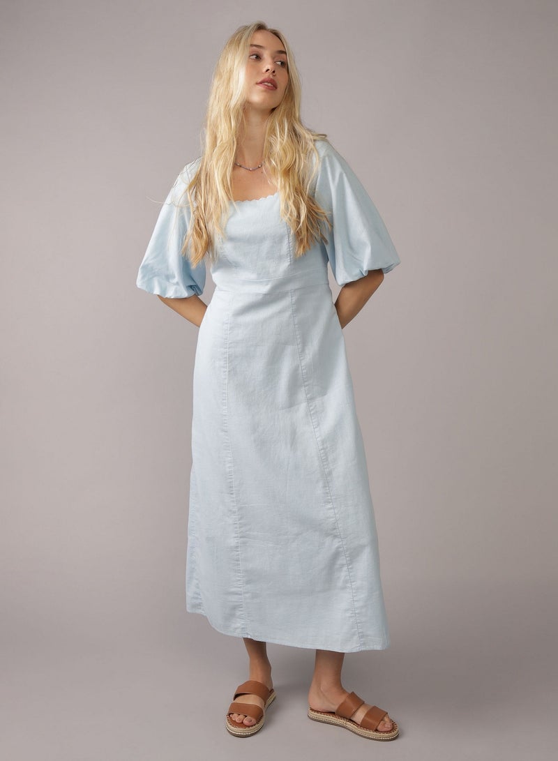 American Eagle Blue Midi Dress  - Image 1