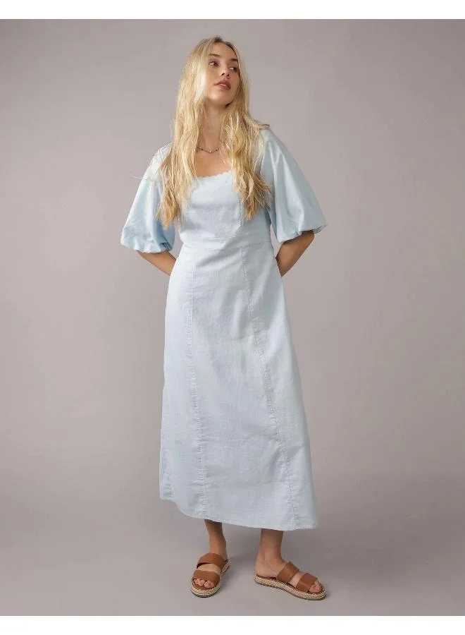 American Eagle Blue Midi Dress