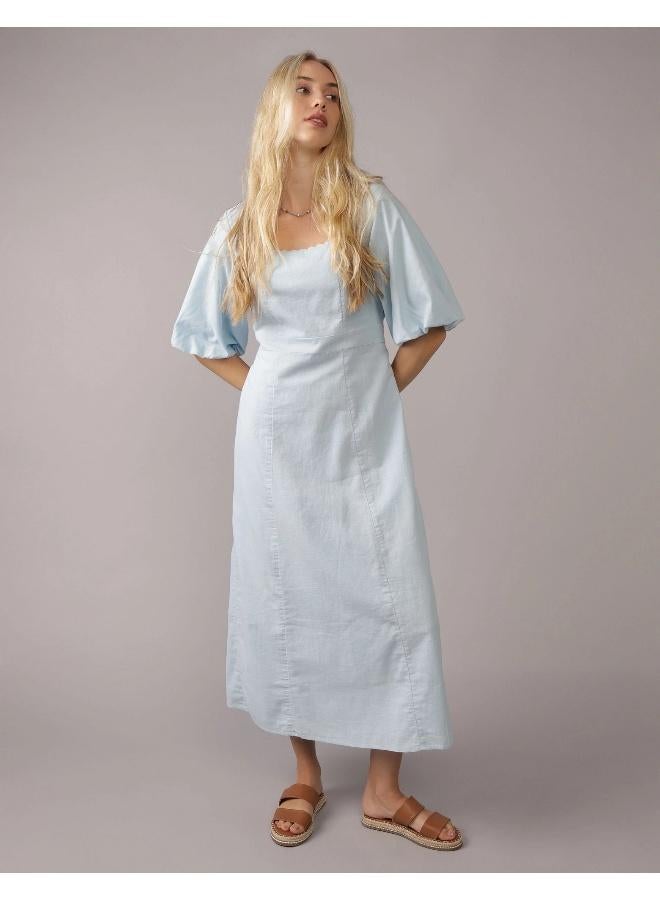 American Eagle Blue Midi Dress  - Image 1