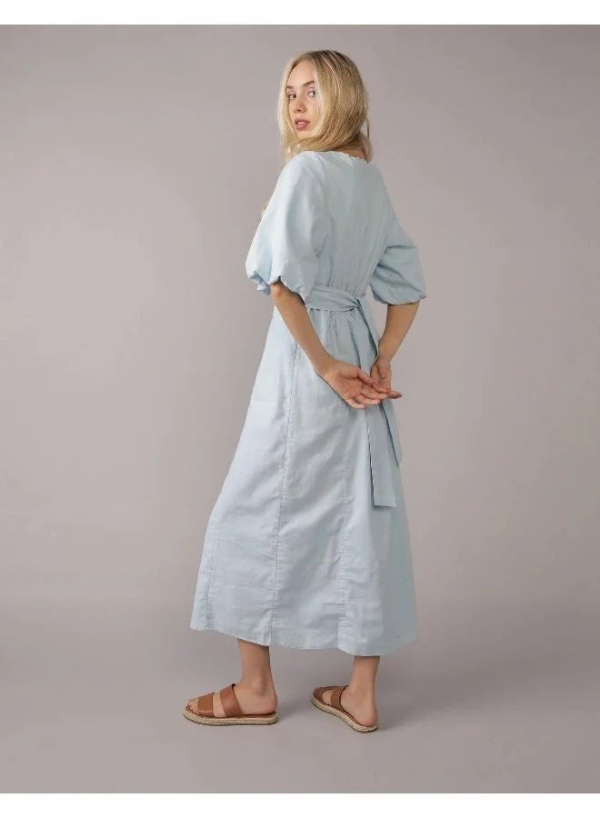 American Eagle Blue Midi Dress