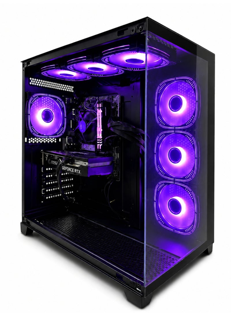 بي سي العاب كمبيوتر PC  قيمنق تجميعة احترافية – وبطاقة رسومات  جيفورس  RTX3050 8 جيجا  - معالج i5 10400F – لوحة الأم H510M-K Gaming –سبعة مرواح – ذاكرة رام 16 جيجا بايت 3200 ميجابايت RGB وذاكرة تخزين 1 تيرا m.2 بسسرعة 2300 ميغا بايت  و واي فاي مدمج مع نظام تشغيل ويندوز 11 برو - Image 1