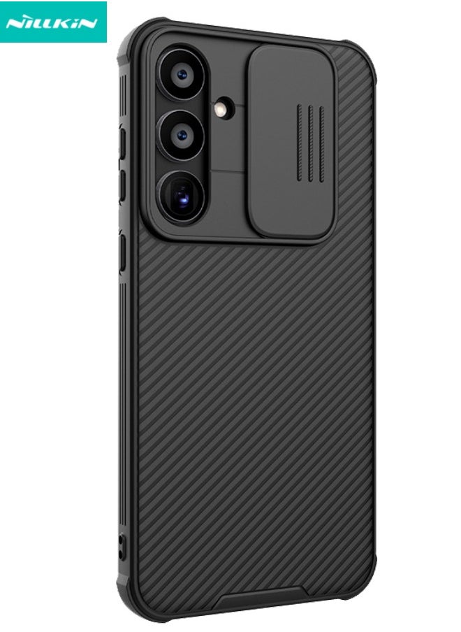 Nillkin - Samsung Galaxy A-55 Case, Slide Camera Case Design, 360° Full Body Coverage Shockproof Phone Back Cover, Anti-Fall Anti-Scratch Anti-fingerprint Protective Case for Samsung Galaxy A-55 5G, Black - Image 1