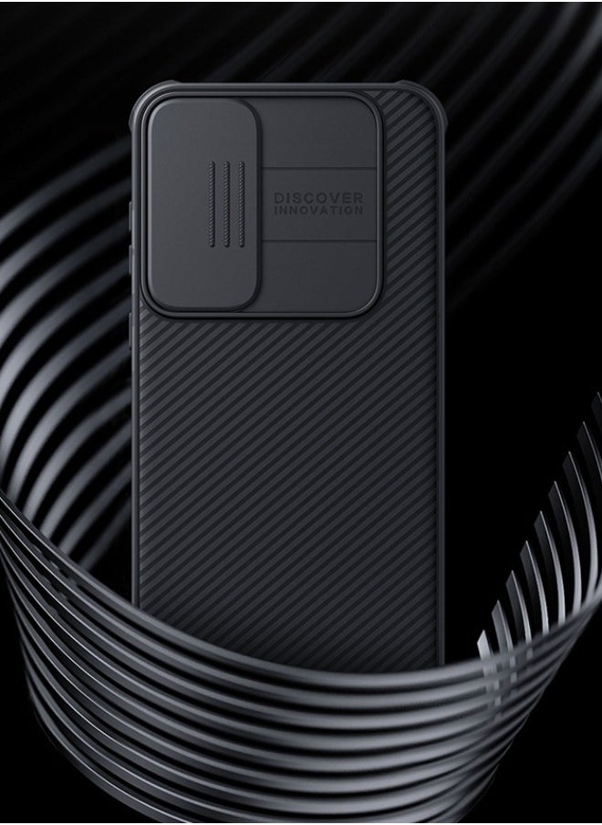 Nillkin - Samsung Galaxy A-55 Case, Slide Camera Case Design, 360° Full Body Coverage Shockproof Phone Back Cover, Anti-Fall Anti-Scratch Anti-fingerprint Protective Case for Samsung Galaxy A-55 5G, Black - Image 1