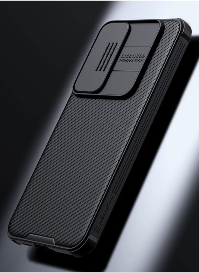 Nillkin - Samsung Galaxy A-55 Case, Slide Camera Case Design, 360° Full Body Coverage Shockproof Phone Back Cover, Anti-Fall Anti-Scratch Anti-fingerprint Protective Case for Samsung Galaxy A-55 5G, Black - Image 1