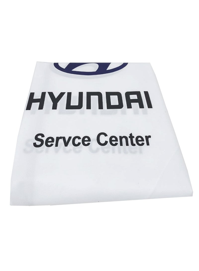 Hyundai Service Center Car Seat Cover, Universal Car Seat Dust Dirt Protection Cover Extra Protection For Your Seat 2 pcs Set - Image 2