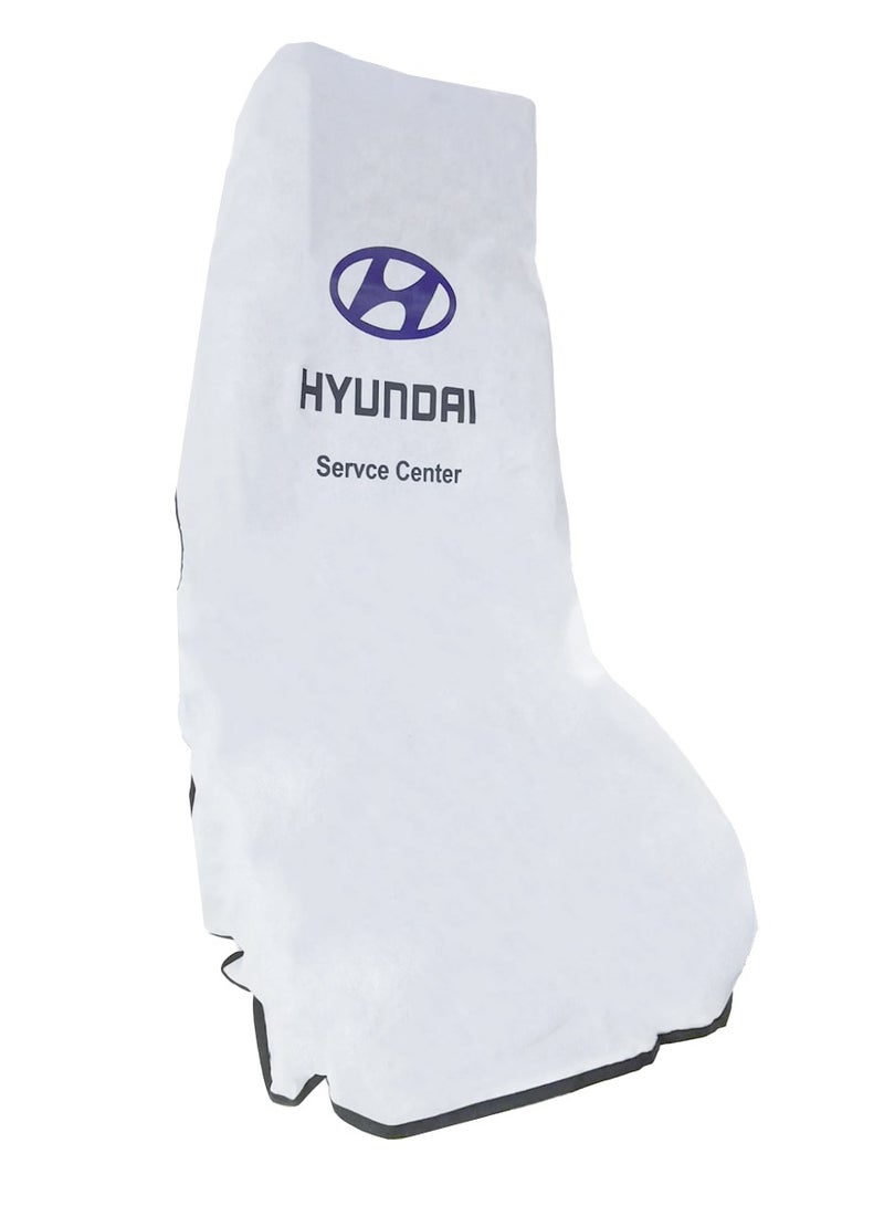 Hyundai Service Center Car Seat Cover, Universal Car Seat Dust Dirt Protection Cover Extra Protection For Your Seat 2 pcs Set - Image 3