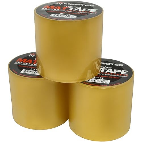 Meister Premium Mat Tape for Wrestling, Grappling and Exercise Mats - Clear - 4" x 84ft - 1 Roll - Image 3