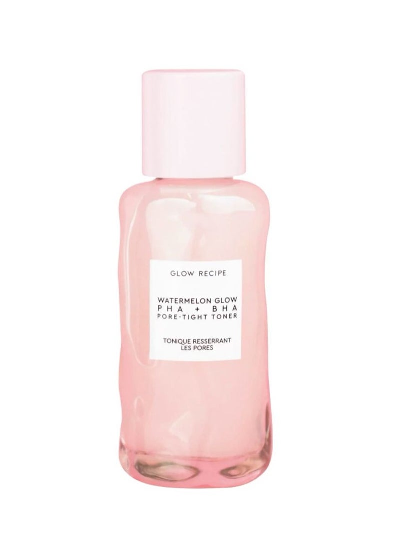 glow recipe watermelon glow pha + bha pore-tight toner 40ml