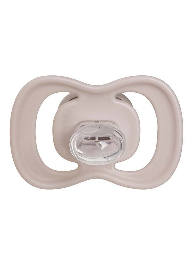 b.box - Designer Pacifier Silicone Size 1, 0 - 6 M, 2 Pieces, Blush/Latte - Image 1