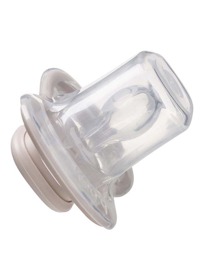 b.box - Designer Pacifier Silicone Size 1, 0 - 6 M, 2 Pieces, Blush/Latte - Image 1