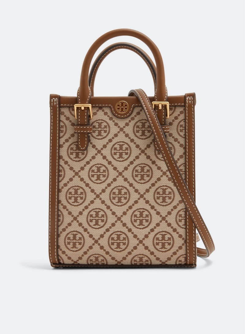 Burch Tory  Mini T Monogram Tote - Image 1