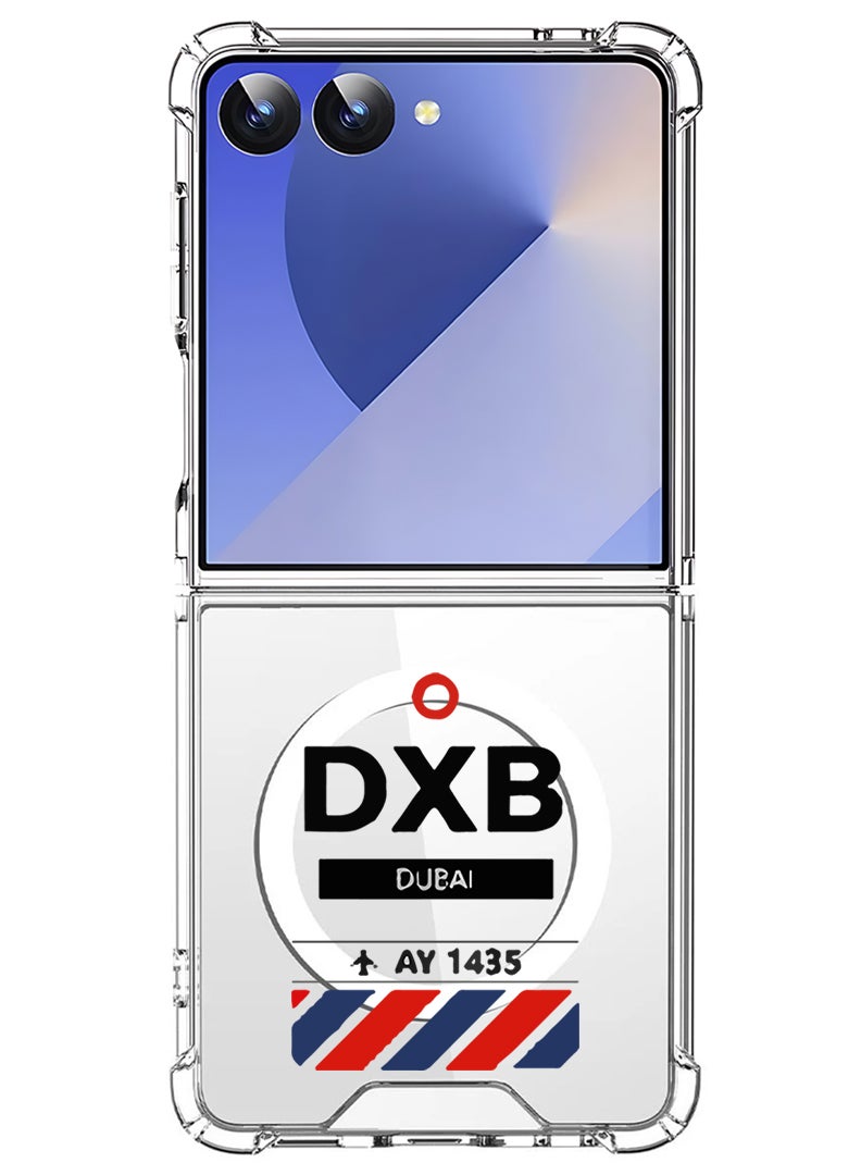 Theodor Magnetic Case for Samsung Galaxy Z Flip 7 Compatible with MagSafe Wireless Charging, Shockproof Phone Bumper Cover DXB Airport - Image 1