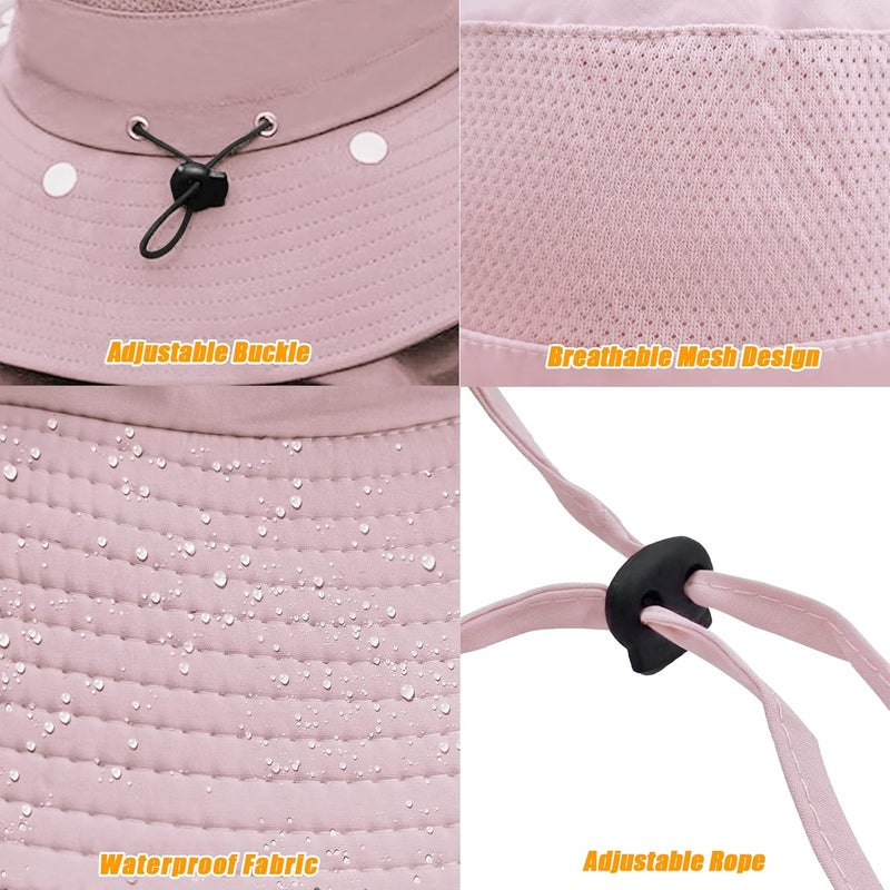 Outrip Fishing Hat for Men & Women, Outdoor UV Sun Protection Wide Brim Hat with Face Cover & Neck Flap - Image 5