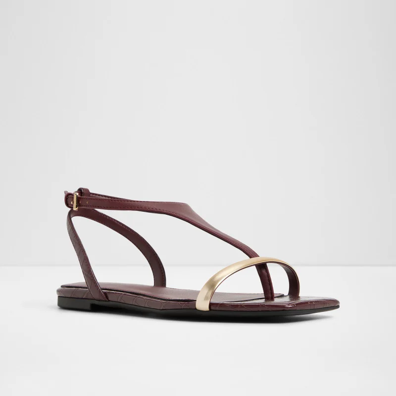 Aldo  CATLYN T-Strap Flat Sandals for Women | Best Price UAE