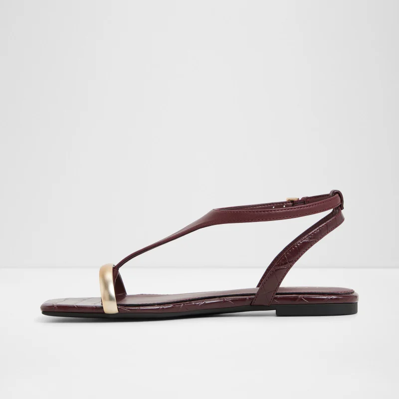 Aldo  CATLYN T-Strap Flat Sandals for Women | Best Price UAE