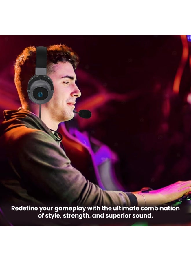 SEEKEN Annihilator Wired Gaming Headset, Blue SBR-MEP - Image 3