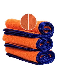 MOTRK MOTRK Professional Premium Microfiber Towels for Cars, Dual-Sided Car Washing, Drying Towel from No Streaks, Scratches, or Spots, Quick Effortless Dry Car cleaning towels Soft towels for cars (Pack 3)  - Image 1