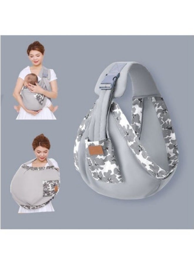 MIXDE Adjustable Soft Breathable All In 1 Newborn Cotton Sling  Baby Carrier, Breastfeeding Cover with Sturdy Loop  - Image 4
