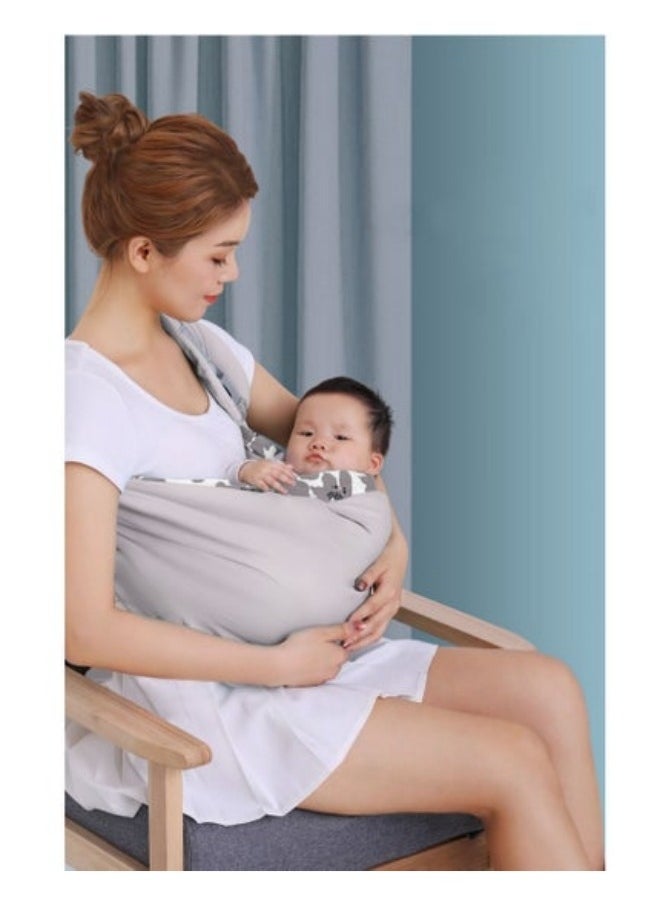 MIXDE Adjustable Soft Breathable All In 1 Newborn Cotton Sling  Baby Carrier, Breastfeeding Cover with Sturdy Loop  - Image 5
