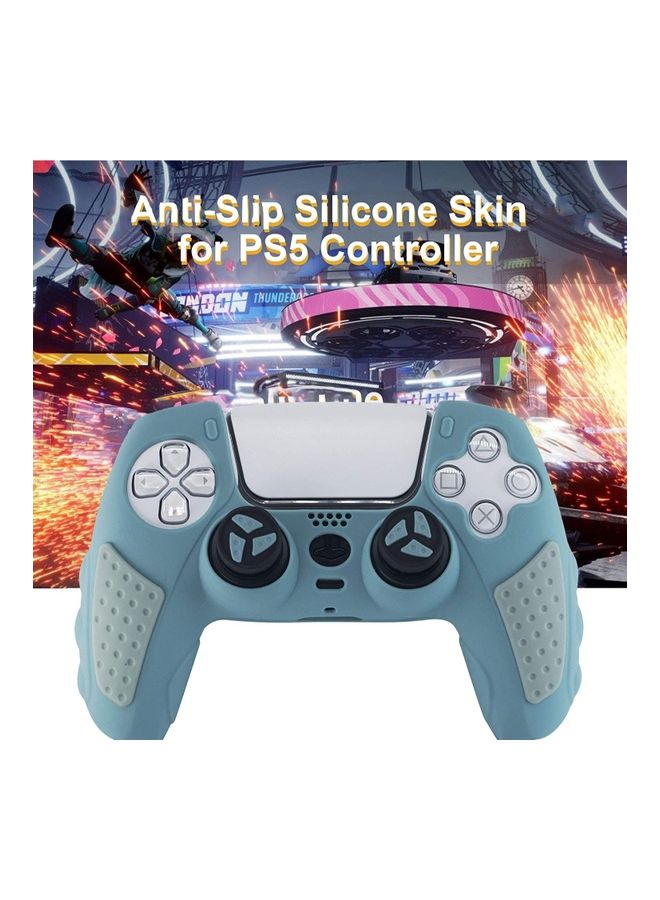 Silicone Grip Protector Rubber Case Cover Set for PS5 Controller - Image 2