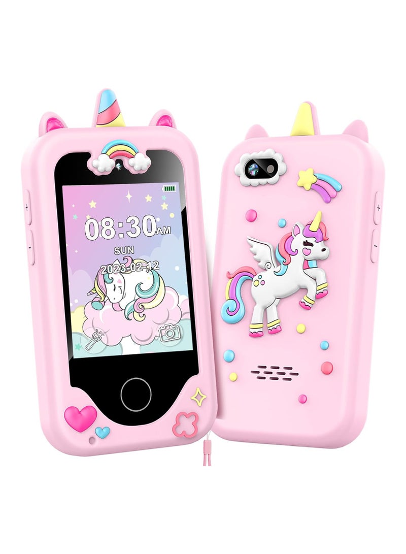 general Girls Toys for Kids Smartphone, 2.8 inch Touch Screen Toddler Learning Phone with Dual Camera, Games, Music Player, 8G SD Card - Image 1