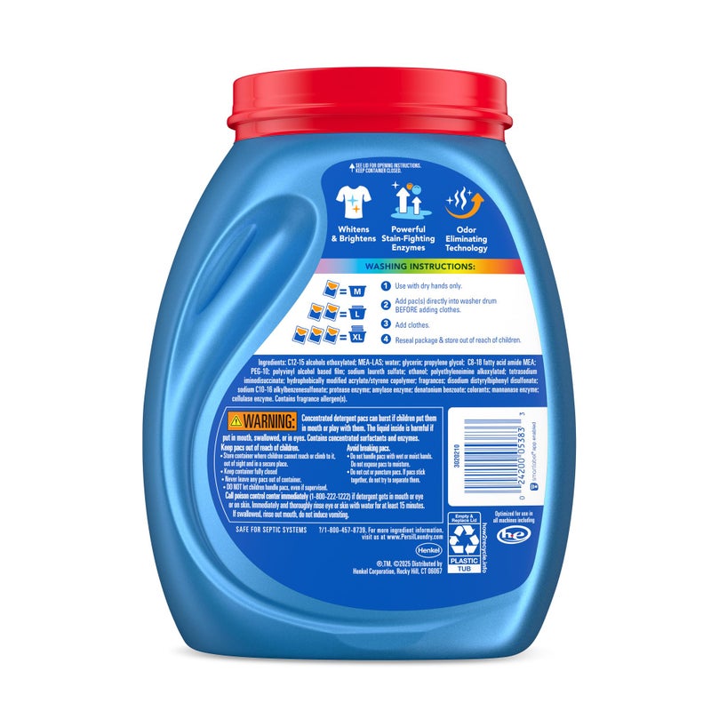 Persil Ultra Pacs Advanced Clean Oxi+Odor Power Laundry Detergent, 80 count - Image 2