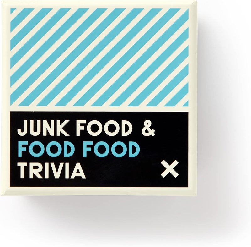 Brass Monkey Store Junk Food & Food Food – Trivia Card Game Set with 200 Unique Questions About Random Food Knowledge for Adults and Kids Ages 13+ - Image 1