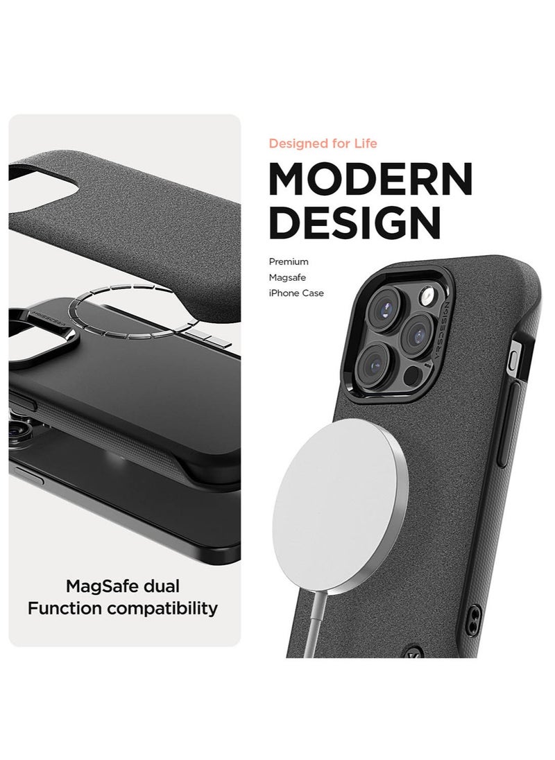 VRS Design Terra Guard Modern for iPhone 15 Pro Max Case Cover with MagSafe - Sandstone  - Image 2
