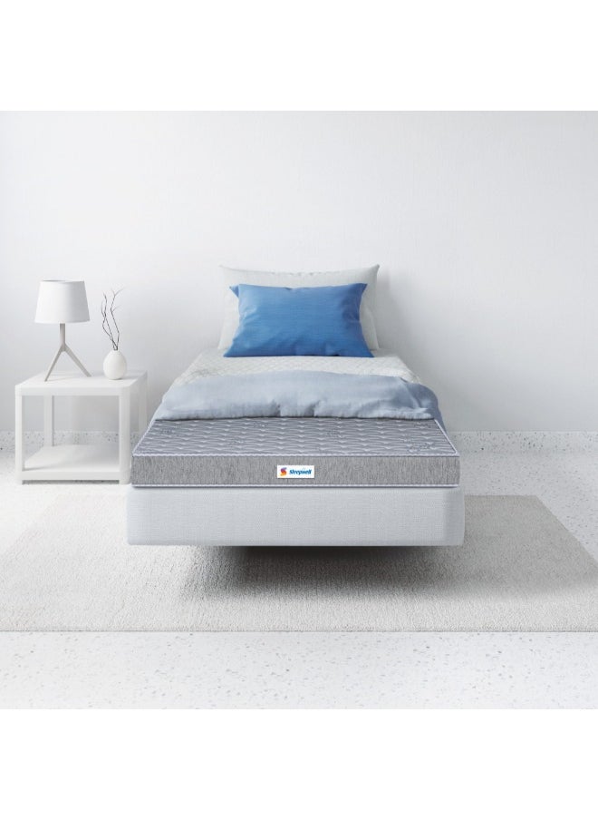 Sleepwell Sleepwell Durafirm 2.0 | Visco Medicated Foam | Twin Bed Size | Medium Firm | Neem Fresche Technology | Anti Sag Mattress (200L x 120W x 15H cm) 