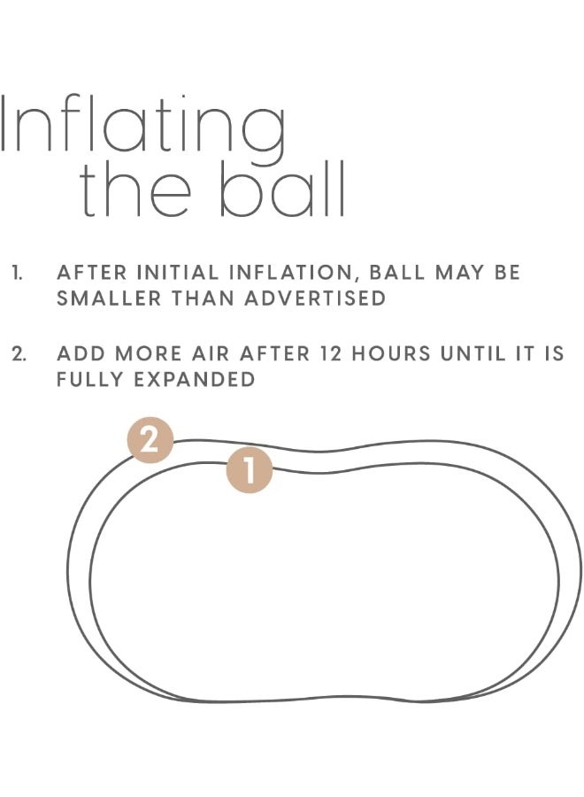 Milliard Peanut Ball Physio Roll for Exercise, Therapy, Labor, Birthing and Dog Training - Image 1