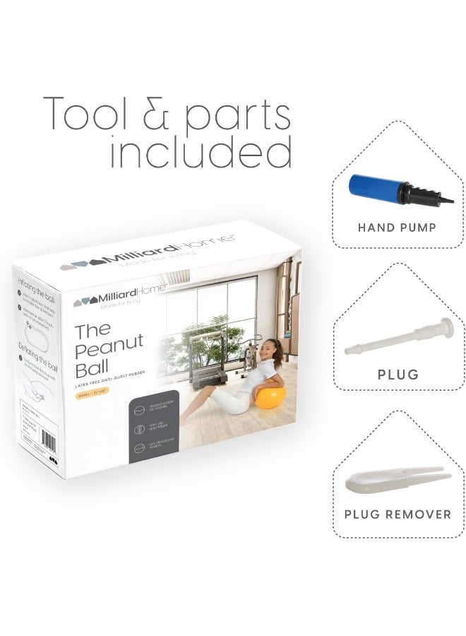 Milliard Peanut Ball Physio Roll for Exercise, Therapy, Labor, Birthing and Dog Training - Image 5