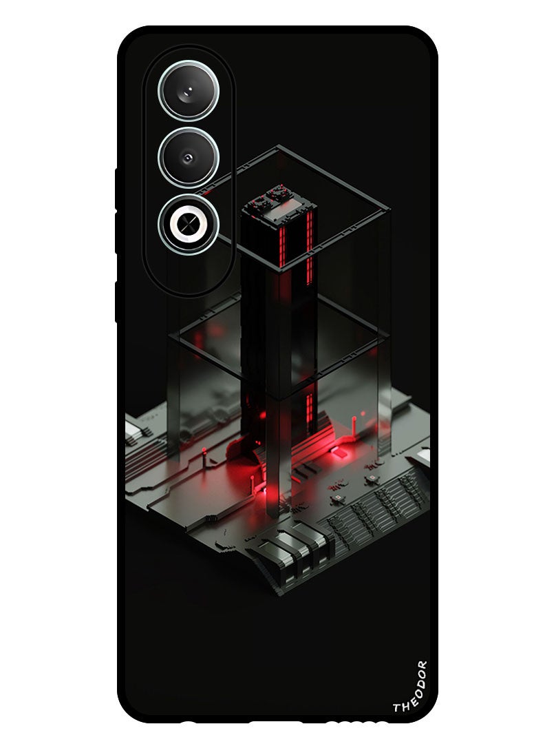 Theodor Protective Case Anti Scratch Shock Proof Bumper Cover For Oppo K12 processor_technology_3d - Image 1