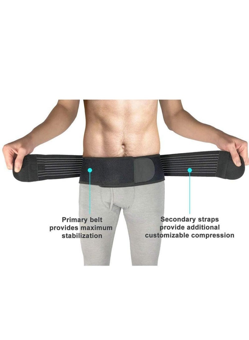 saykfoe Sacroiliac SI Joint Hip Belt, Lower Back Support Brace Hip Braces for Hip Pain Alleviate Sciatic Anti-Slip Sacroiliac Belt Pilling-Resistant Pelvic Belt for Men Women (Plus (Hip Size 46-55")) - Image 5