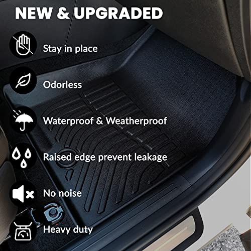Auxko All Weather Floor Mats Fit for Kia Sportage Gasoline 2023 2024 2025 2026 TPE Rubber Liners Accessories All Season Guard Odorless Floor Mats - Image 5