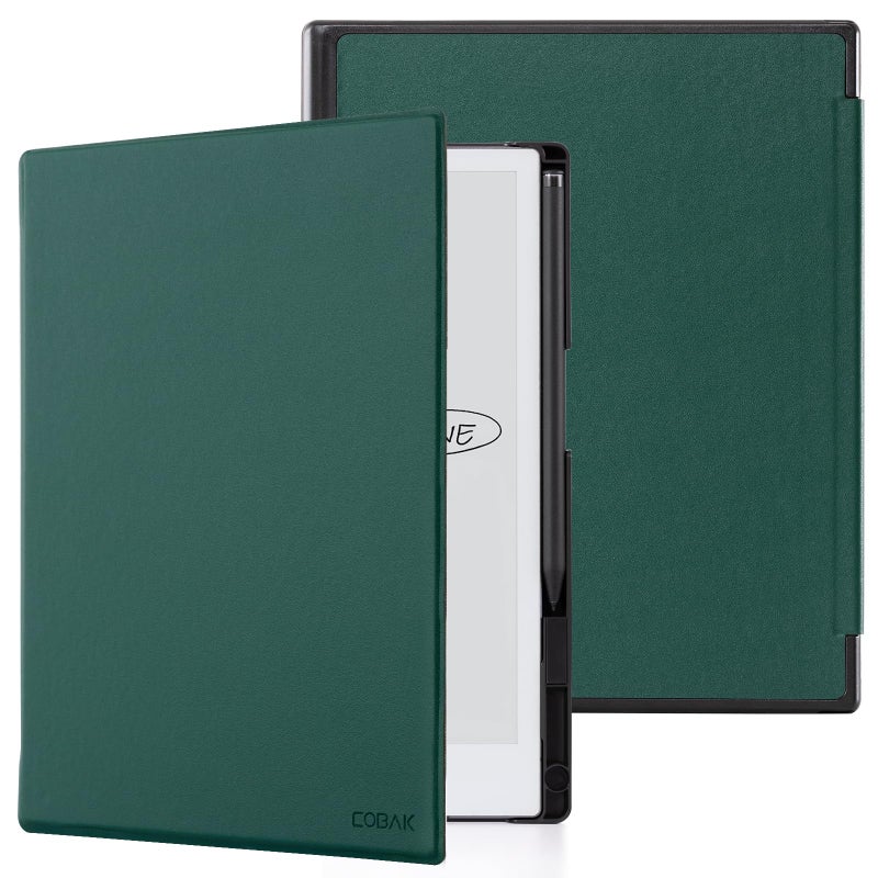 CoBak Case for Remarkable 2 Tablet - Lightweight and Hard Back Shell Protective Book Folio Cover with Built-in Pen Holder - Only for 10.3" 2020 Released (Dark Green) - Image 2