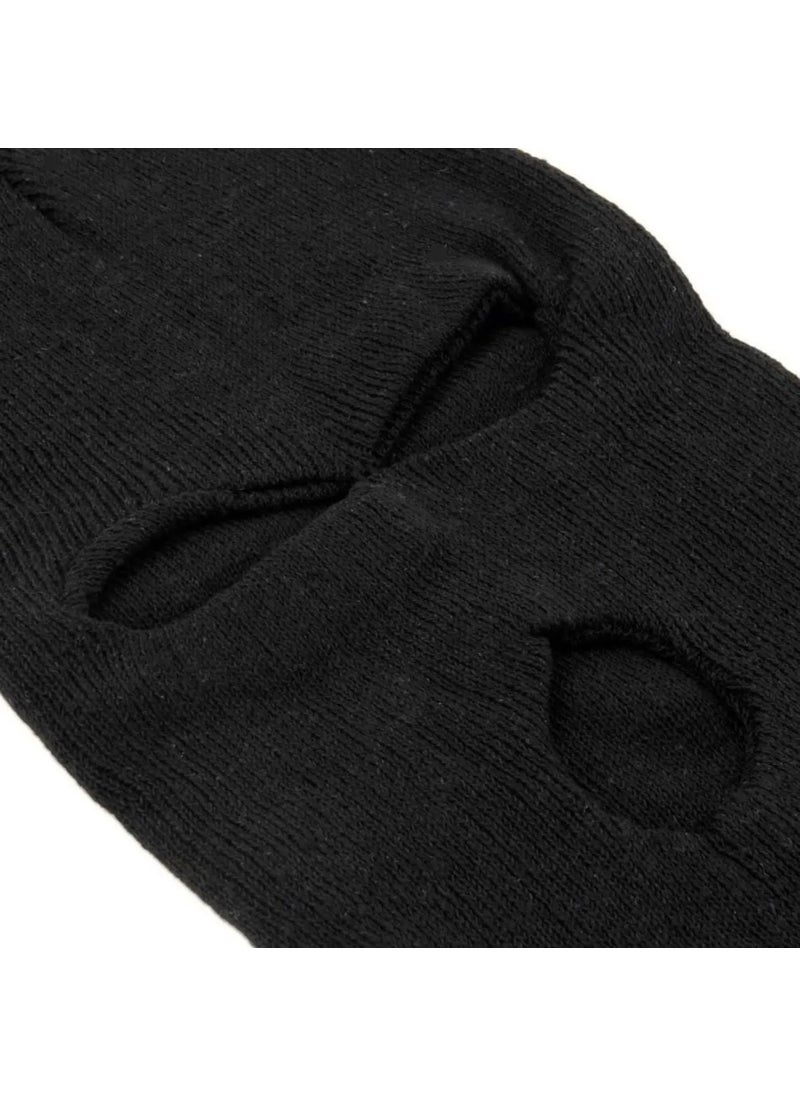 Belifanti Collection - Knitted Knitwear Snow Mask Knitted Knitwear Gloves Black Set Color Black - Image 1
