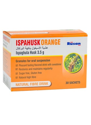Ispahusk Hi-Fibre Orange Ispaghula Husk | 30 Constipation Relief Sachets | Indigestion Relief | Fast Relief Laxatives | Oral Suspension For Healthy Gut - pzsku/Z81B2C3E18A46D4BCA77CZ/45/1746227873/c77b7013-26a4-4748-afa5-af411d64f459