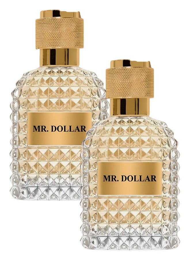 MR. 2 Pieces Mr Dollar Perfume For Men 100ml EDT - Image 1