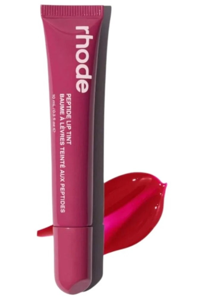 rhode - Rhode iPhone 15 Pro Phone Case with Lip Gloss ,Silicone Shockproof and Scratch-Resistant Protective Case,Phone Rhode Case with Silicone Lipstick Holder,Applicable to iPhone 15 Pro-(Raspberry Jelly) - Image 1