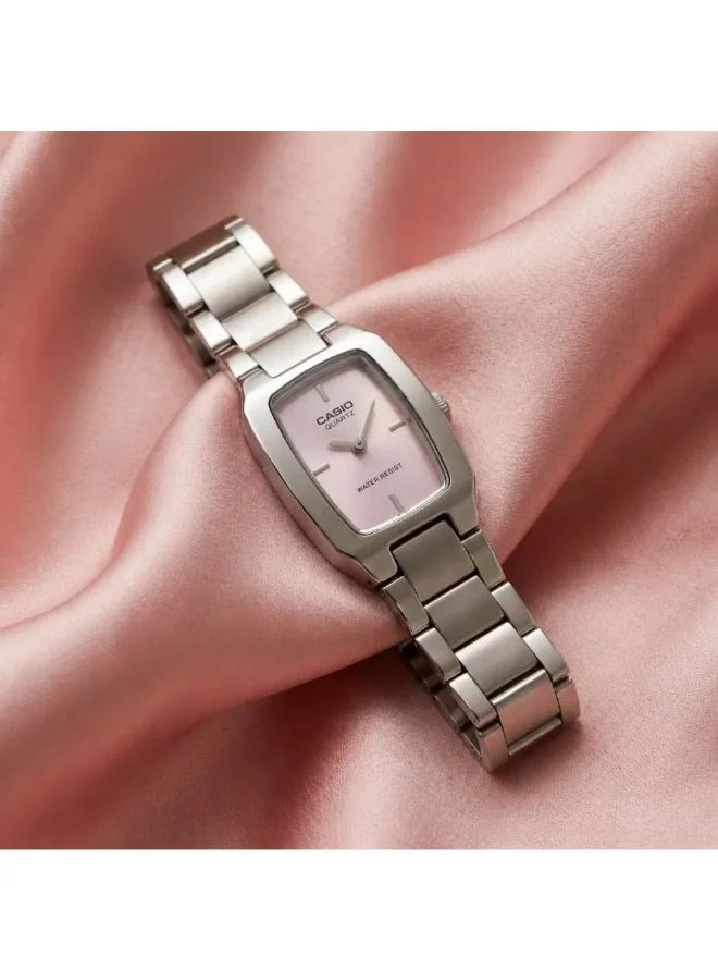 كاسيو Women's Stainless Steel Analog Watch LTP-1165A-4CDF - 32X22  mm