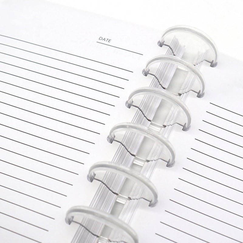 NUOBESTY 40pcs Planner Binder Discs Discbound Expansion Discs Binding Rings for Notebooks Loose-Leaf Binder - Image 3