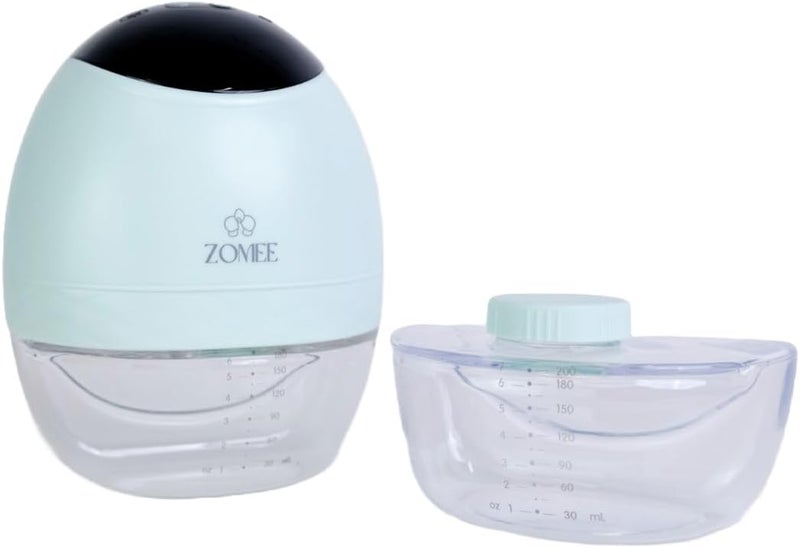 زومي Zomee Collection Bottle Leak Proof - 6 oz - for Zomee Fit Wearable Breast Pump for Breastfeeding and Nursing Mothers Milk Bottle Storage Container (Pump Not Included) - Image 2